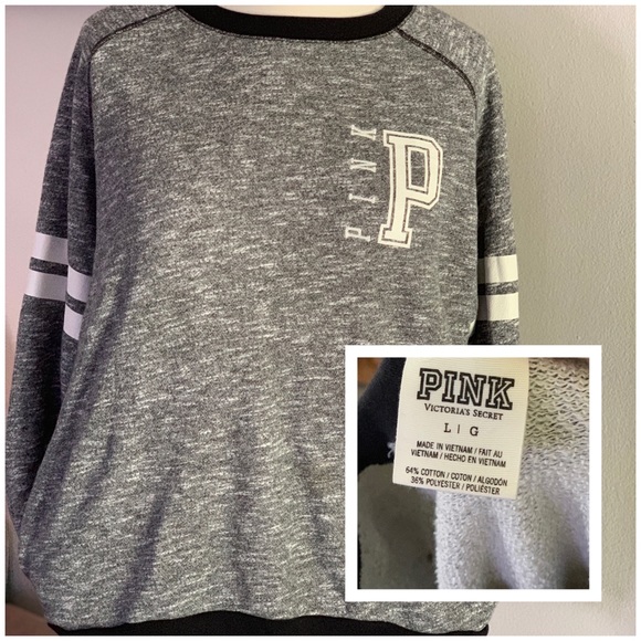 PINK Victoria's Secret Sweaters - Letterman style PINK pocketed sweater